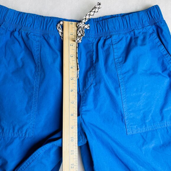 Aerie Womens Blue Drawstring Waist Flat Front Straight Leg Cargo Pants Size M - Picture 4 of 11